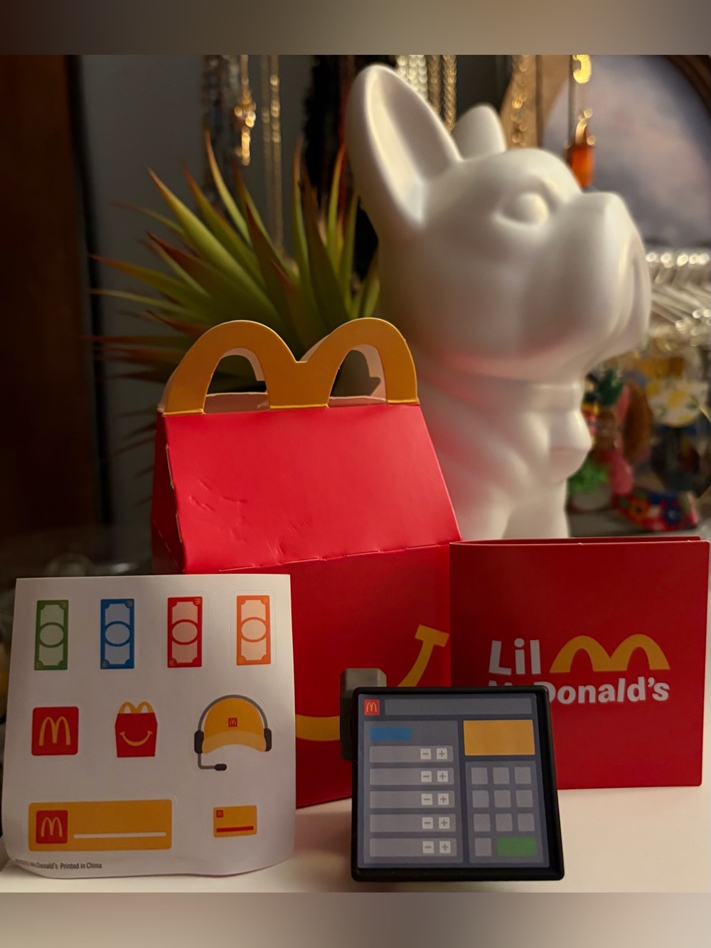 Lil McDonald's Happy Meal Toy - #9 Cash Register with Stickers